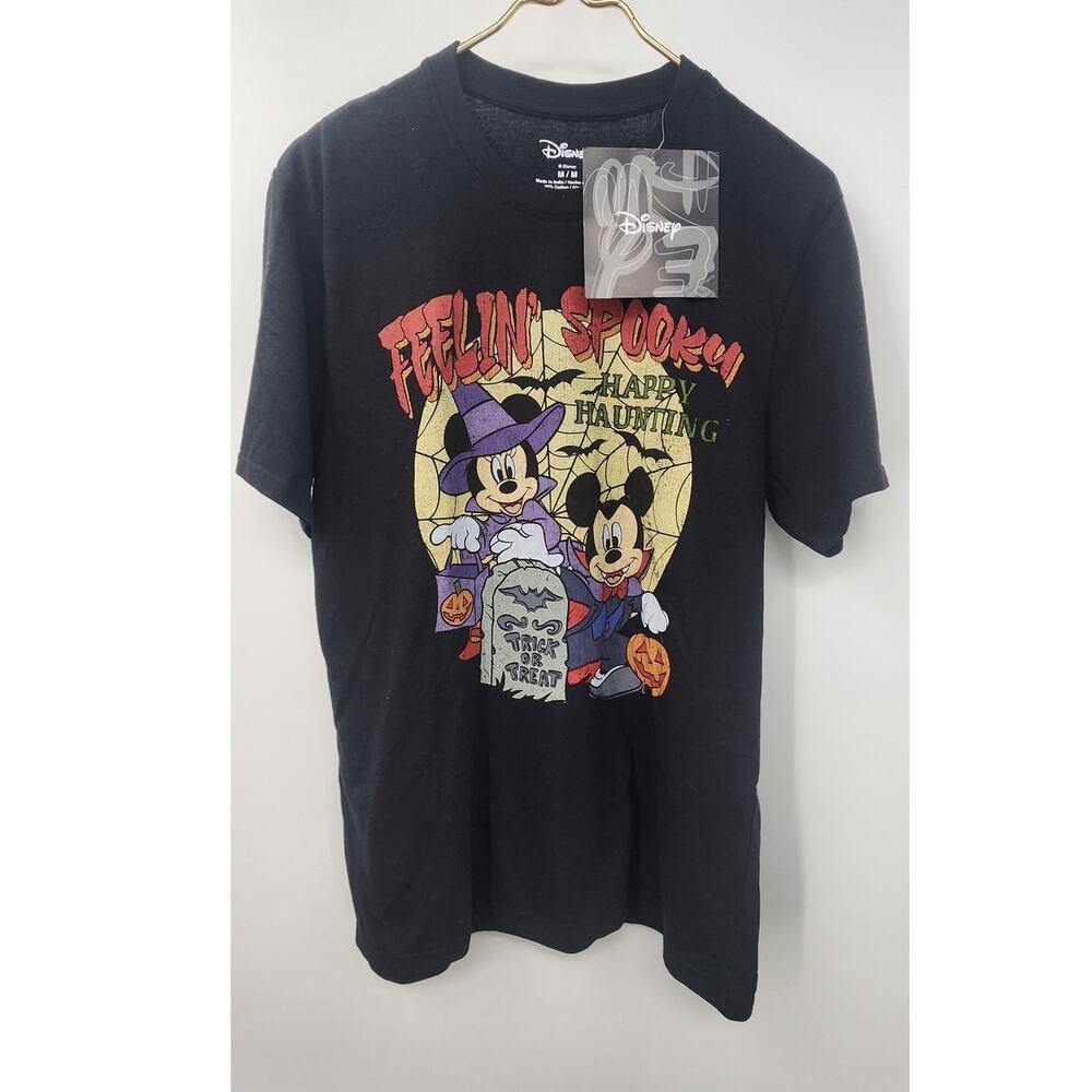 New NWT Disney Mickey Halloween Feeling Spooky T-Shirt Size‎ Medium